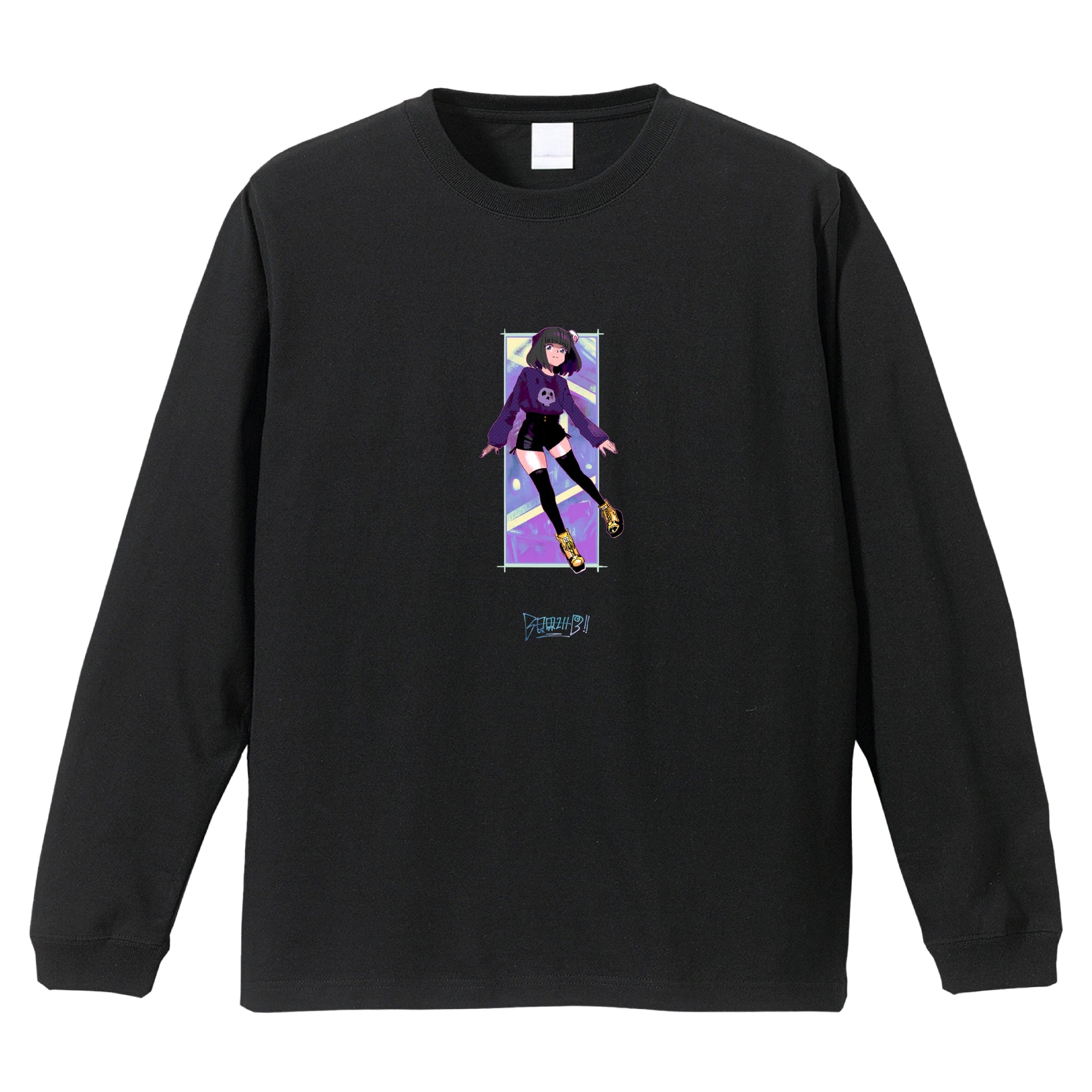オシャレニートちゃんロングTシャツ
