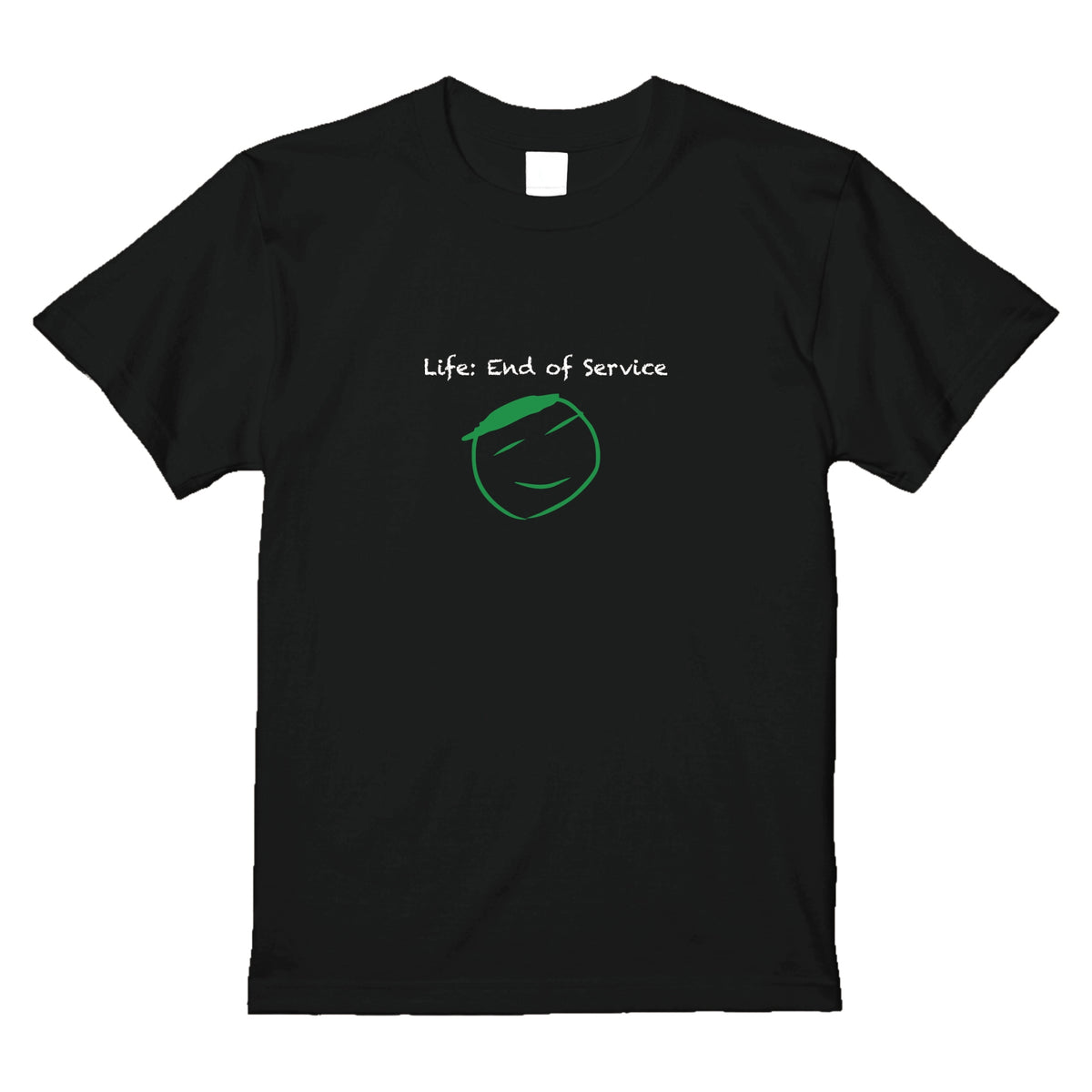 人生サービス終了パセリ帝国ロゴTシャツ