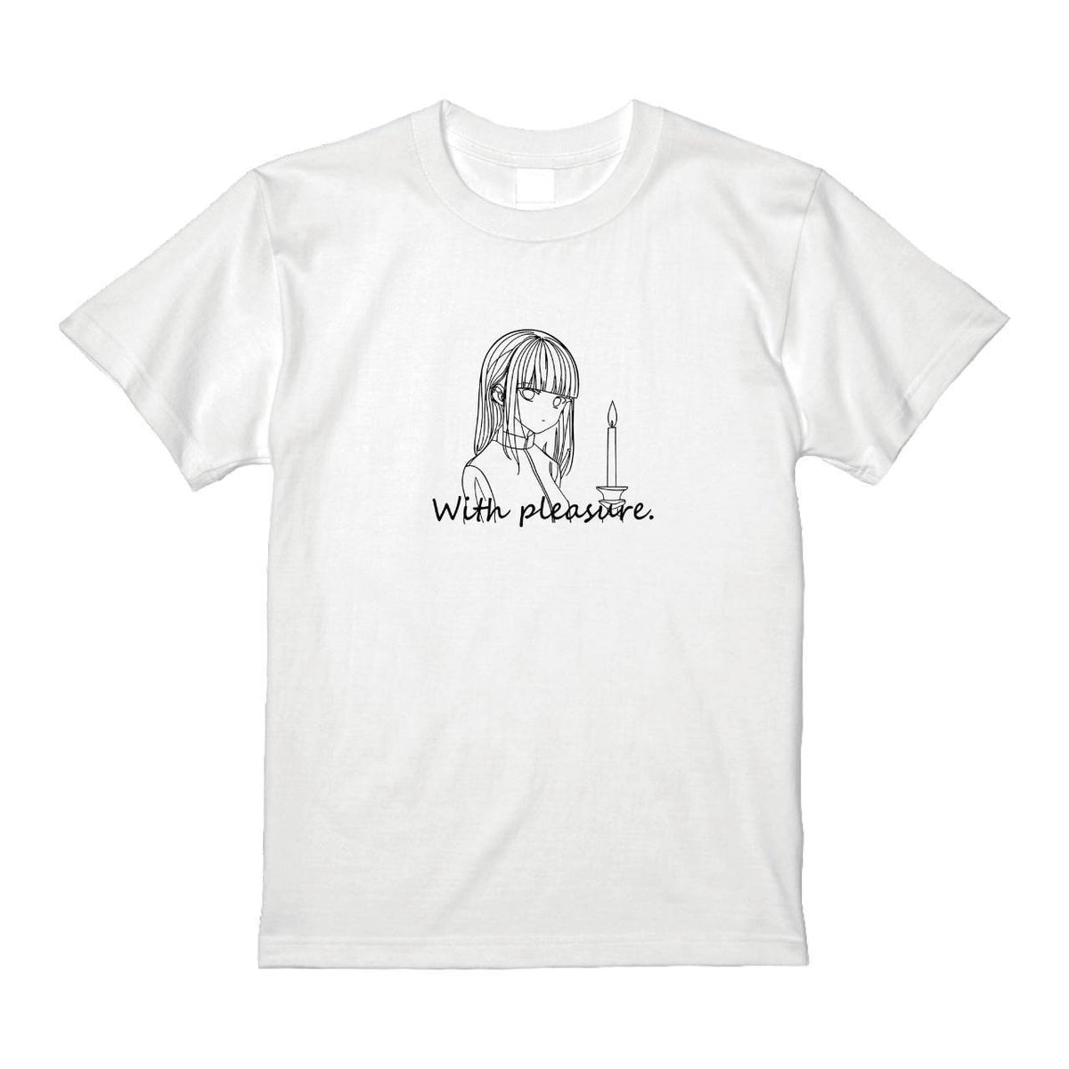 メル線画Tシャツ