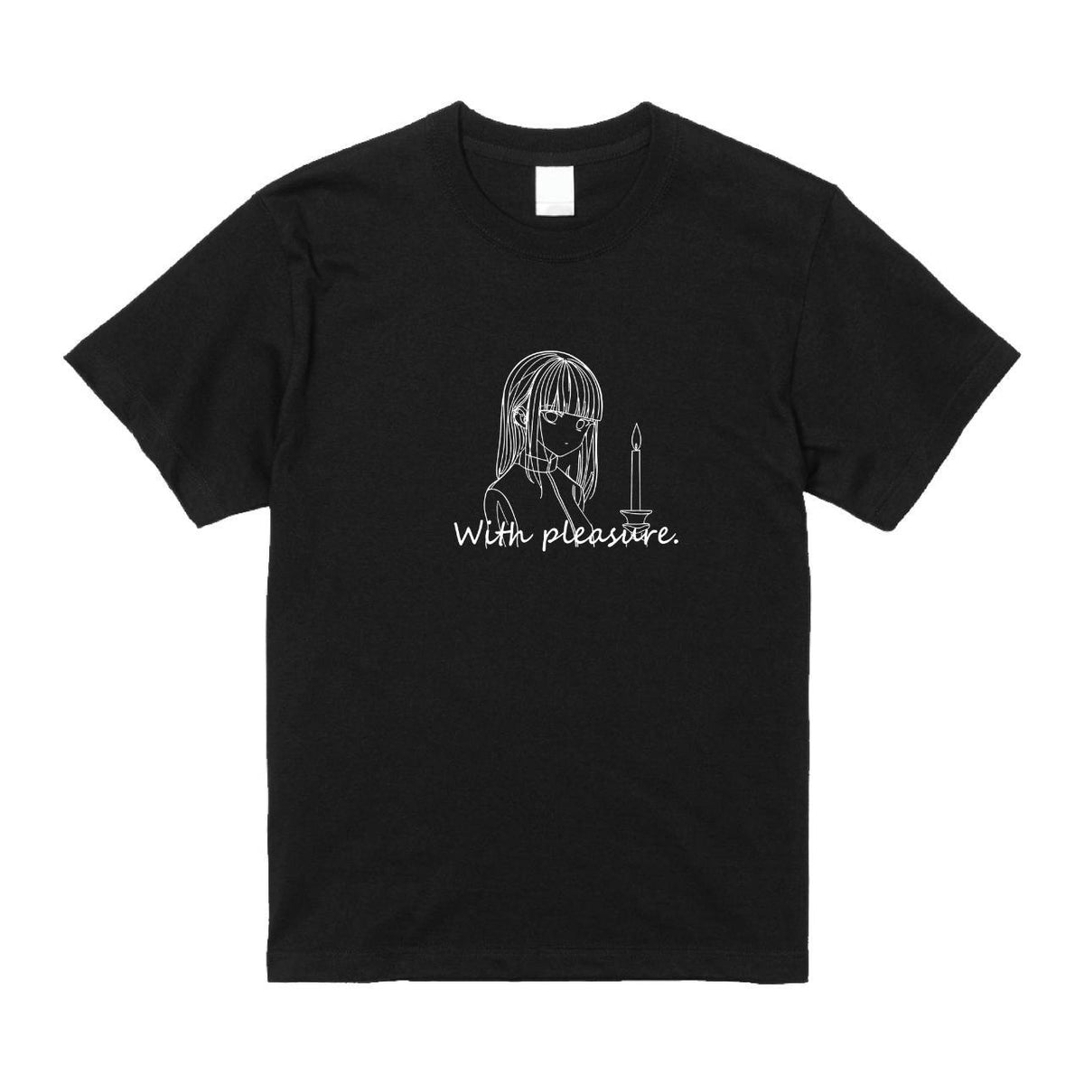 メル線画Tシャツ