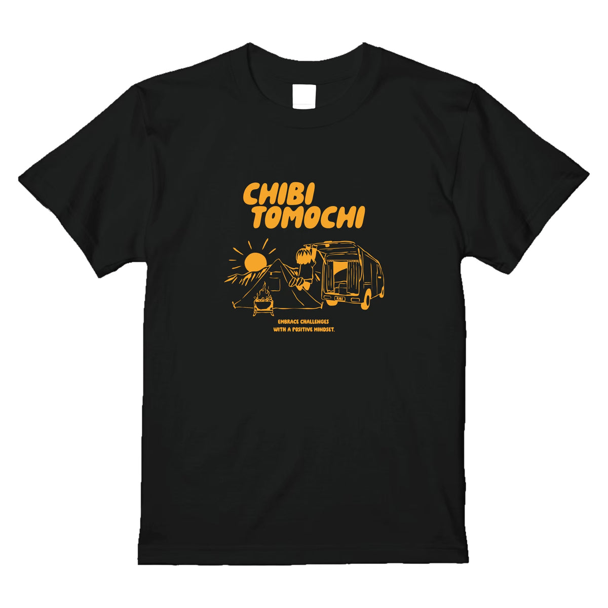 ちびともちキャンピングTシャツ