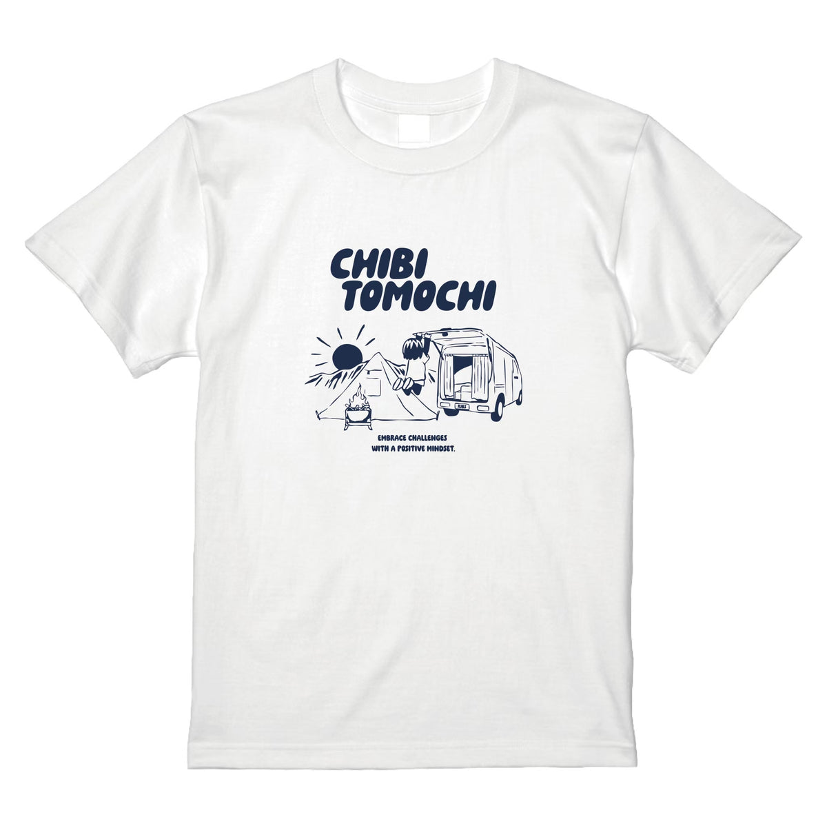ちびともちキャンピングTシャツ