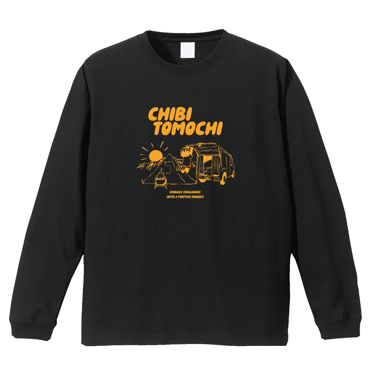 ちびともちキャンピングロングTシャツ