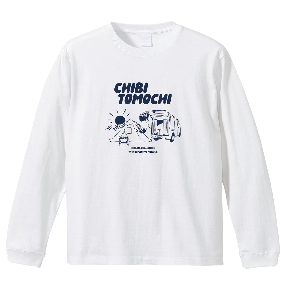 ちびともちキャンピングロングTシャツ