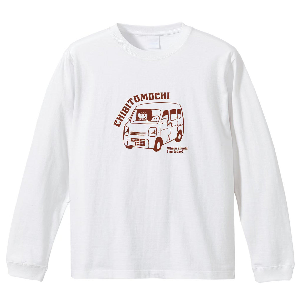 ちびともちドライブロングTシャツ