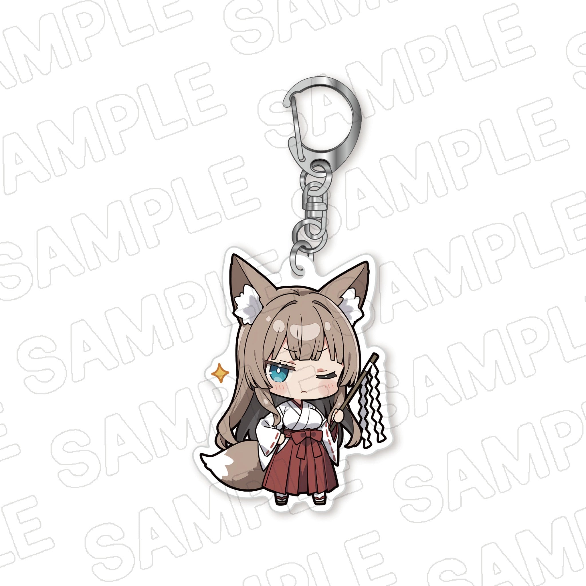 きつね神様(デフォルメ)アクキー