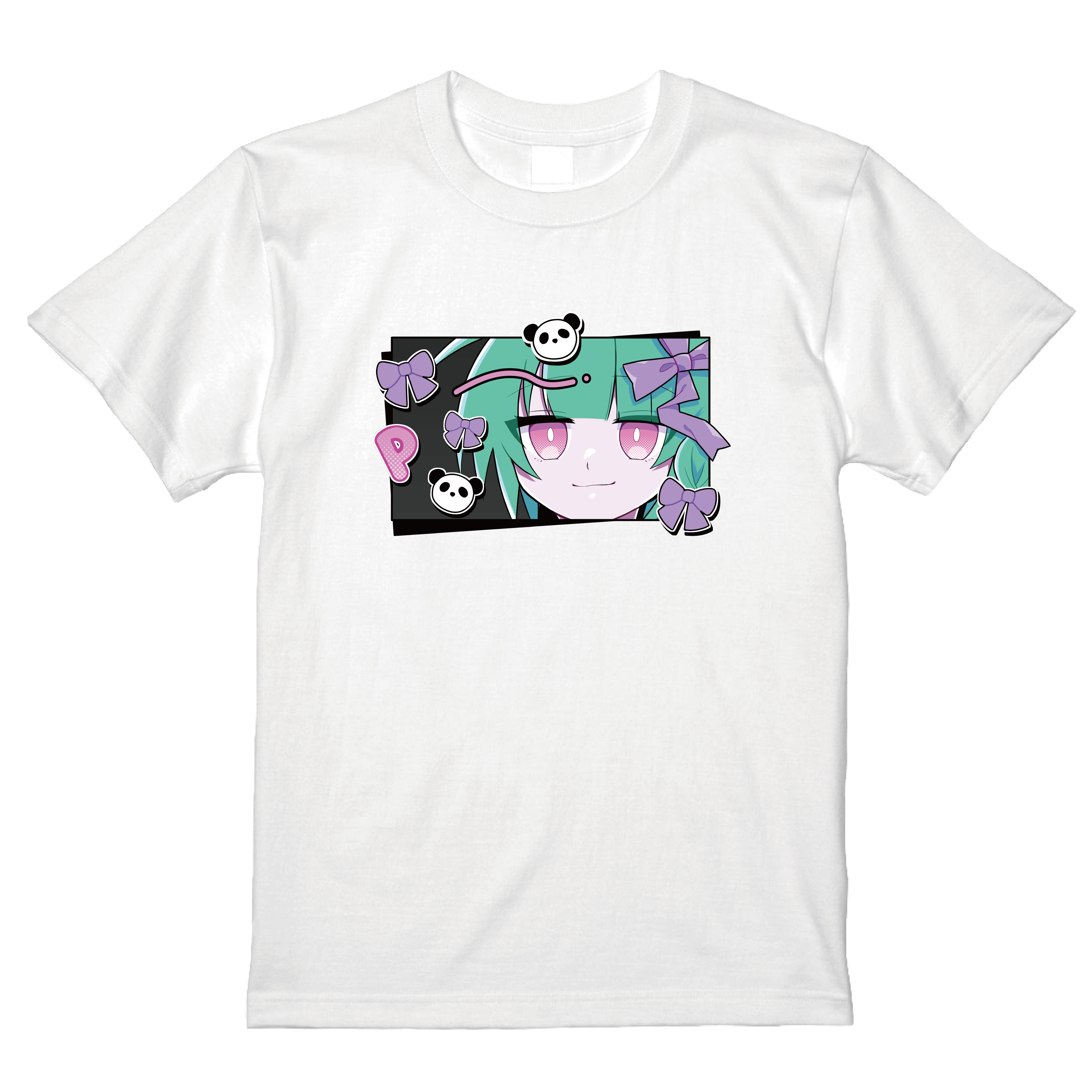 さたぱんP　フレームイラストTシャツ