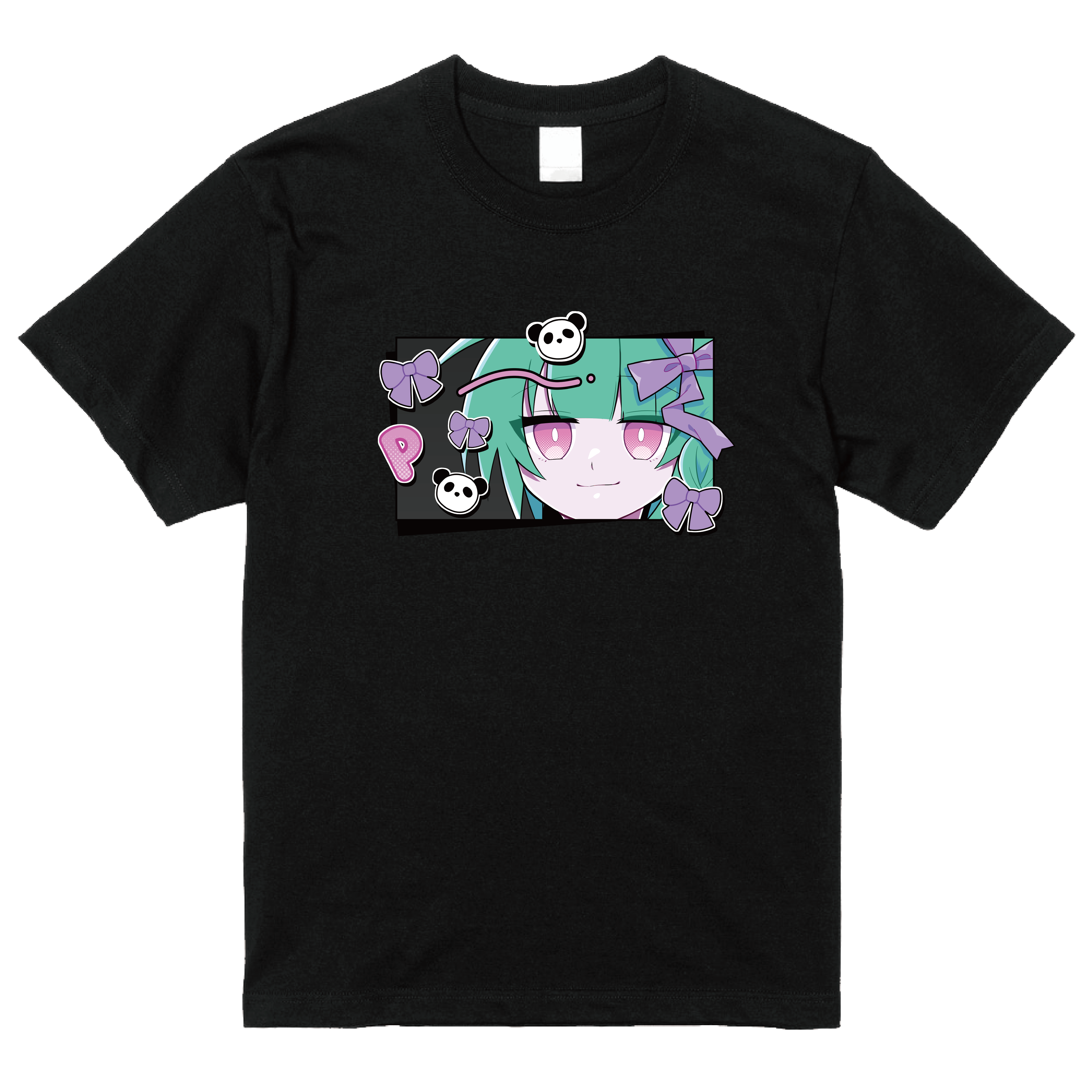 さたぱんP　フレームイラストTシャツ