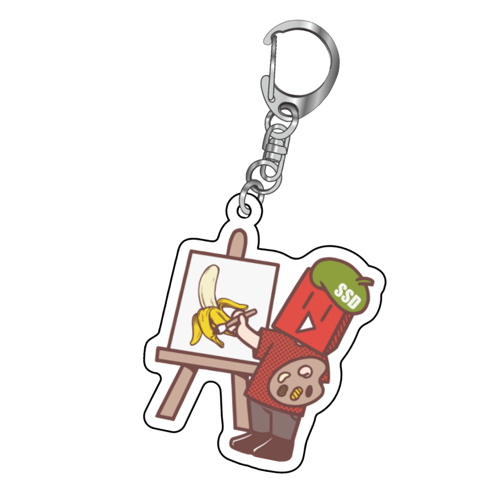 絵描き動ありキーホルダー