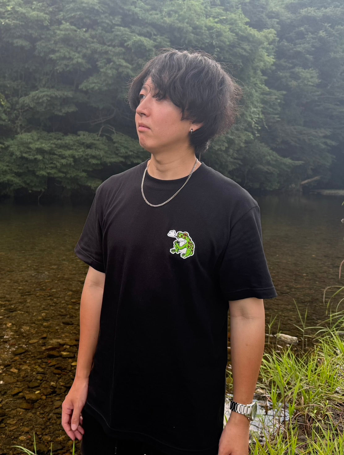 モリアオガエルワッペンTシャツ