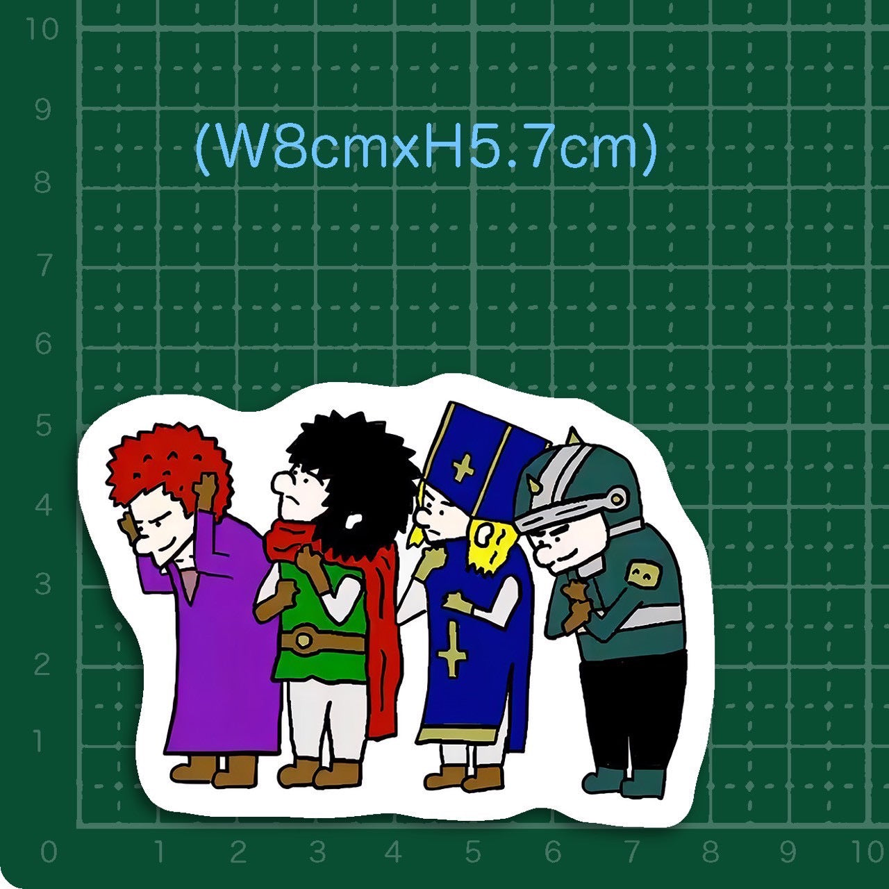 勇者パーティーステッカー