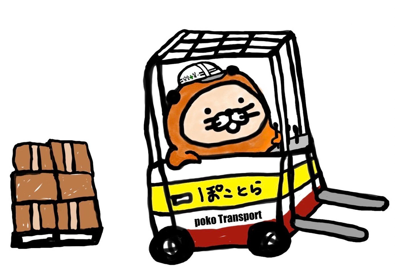 特典：ぽことらオリジナルステッカー