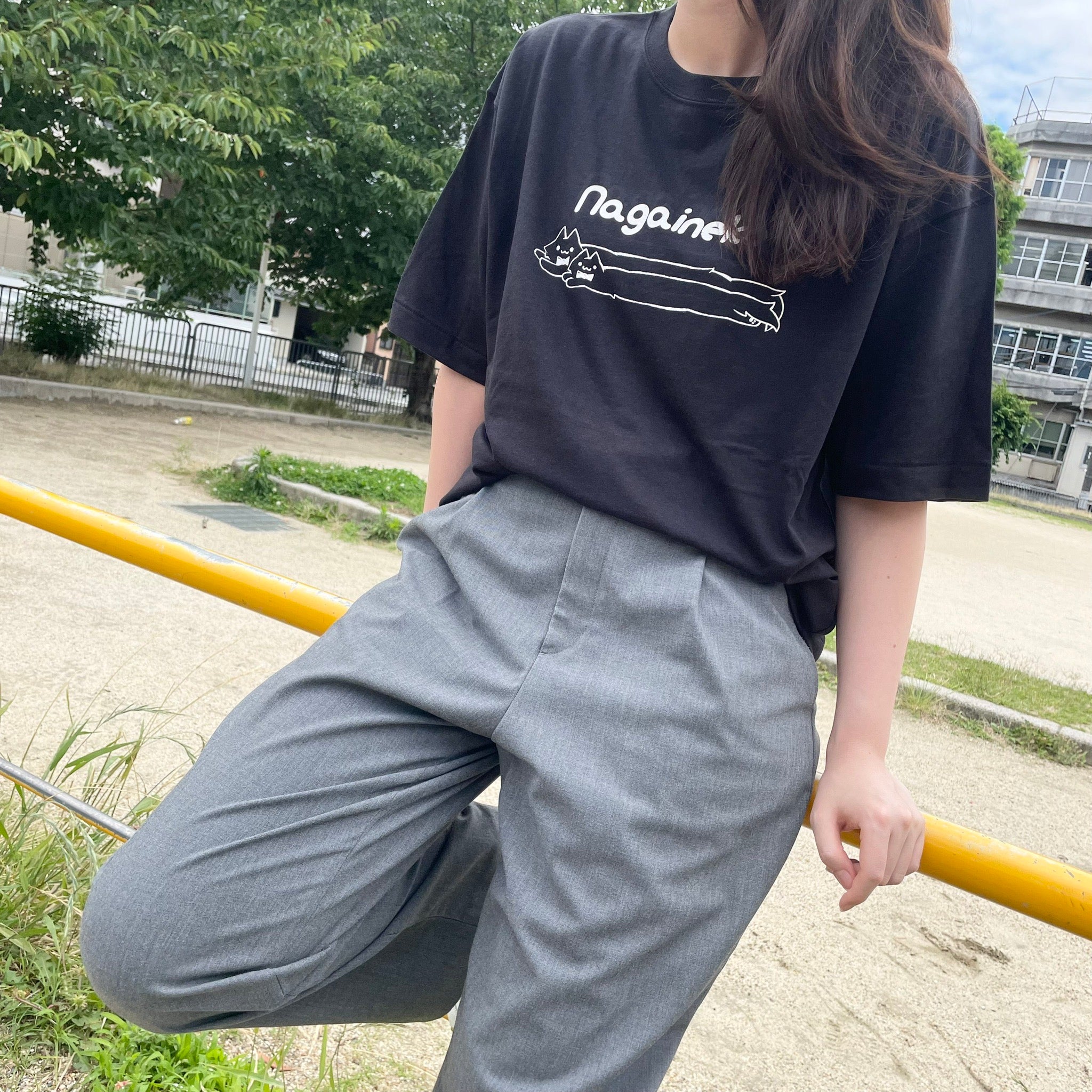 nagaineko ビックシルエットTシャツ