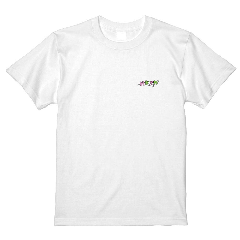 3色HIKARIN串Tシャツ　ホワイト
