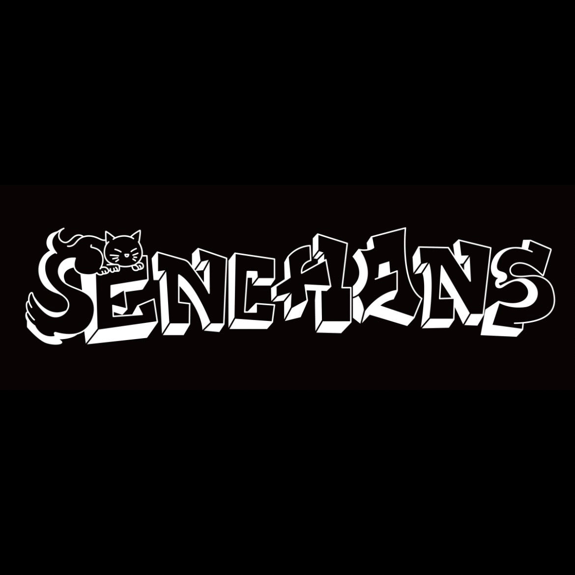 SENCHANSロゴTシャツ　黒