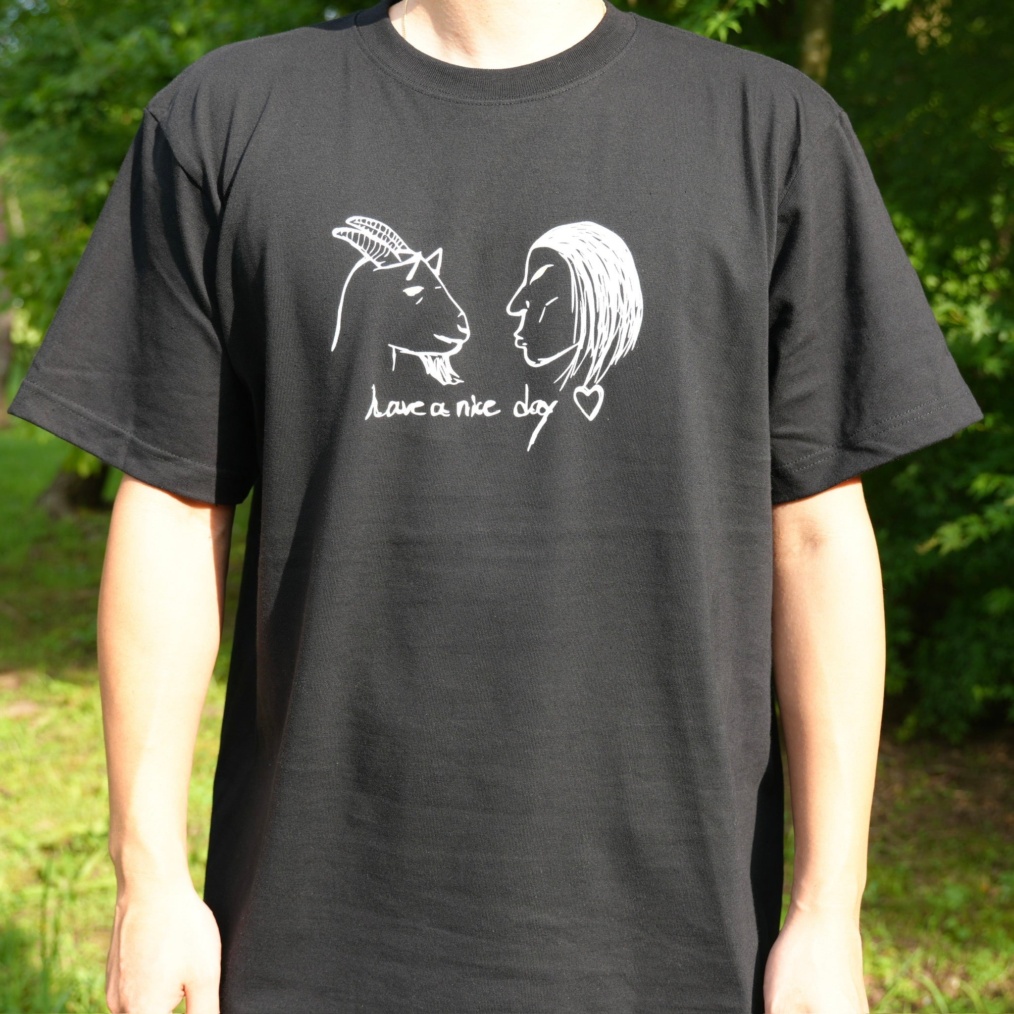ヤギVSおろちんゆー　ビートボックスTシャツ
