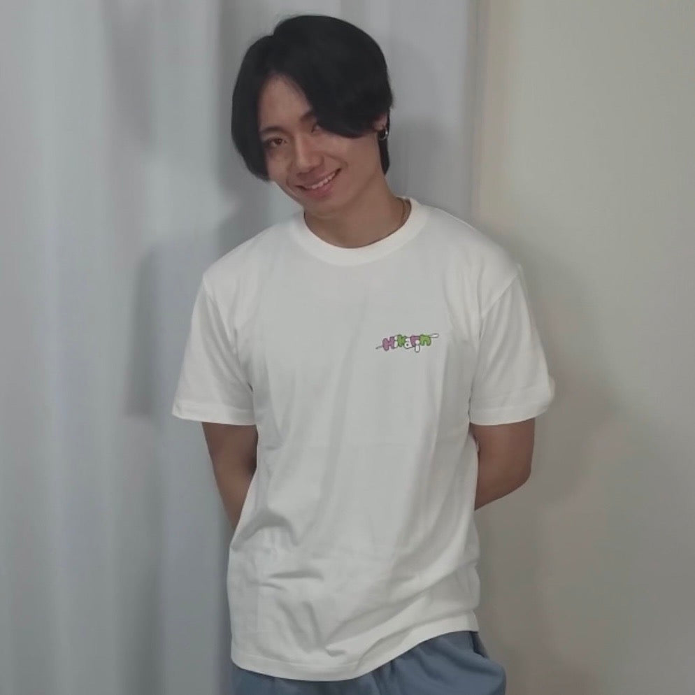 3色HIKARIN串Tシャツ　ホワイト