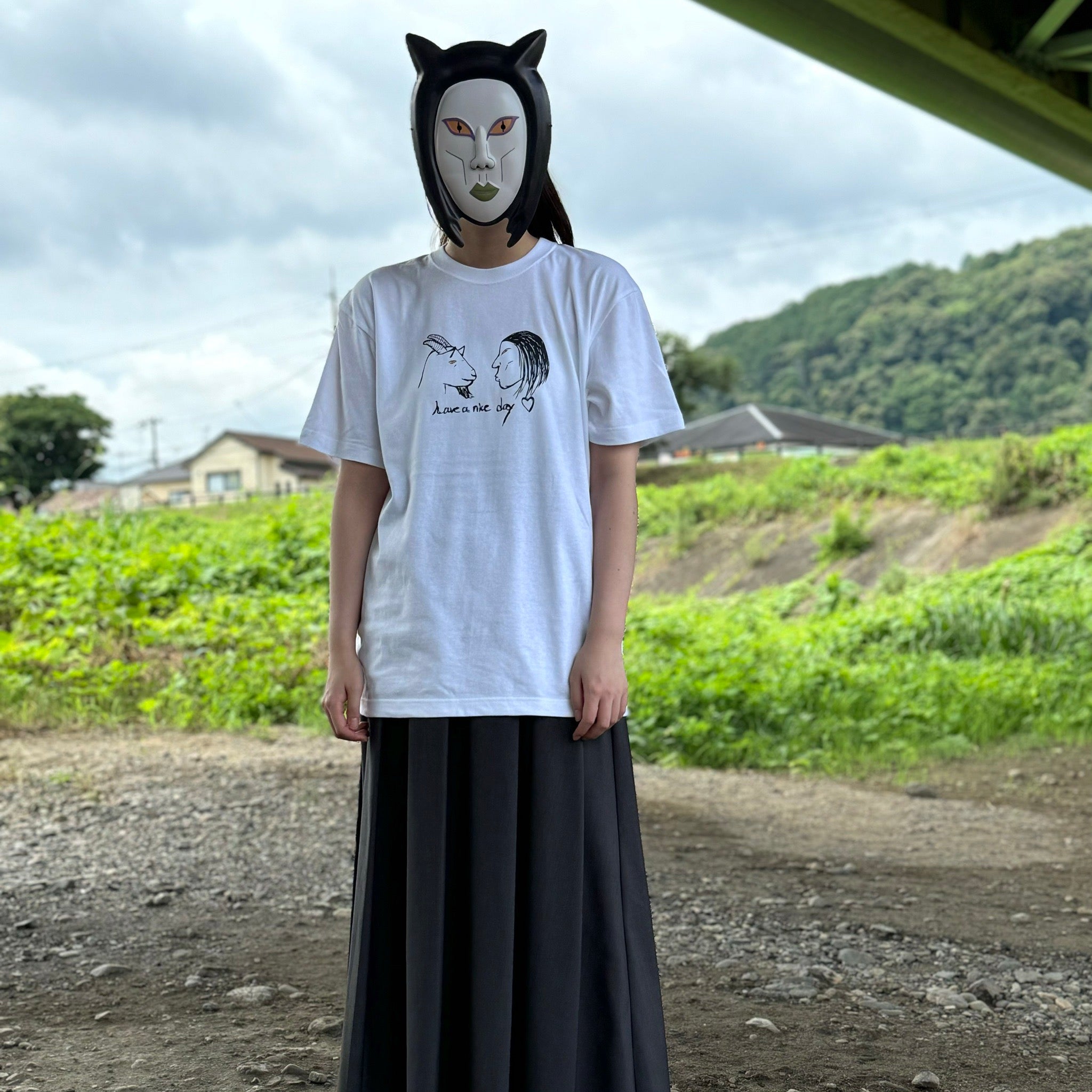 ヤギVSおろちんゆー　ビートボックスTシャツ