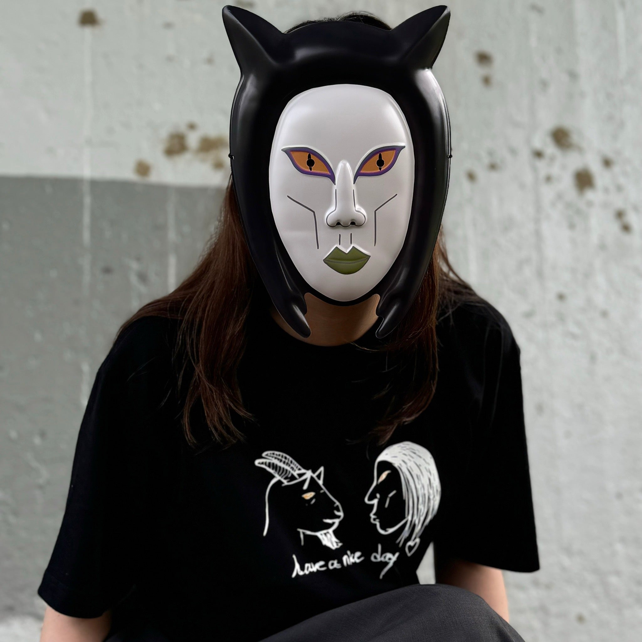 ヤギVSおろちんゆー　ビートボックスTシャツ