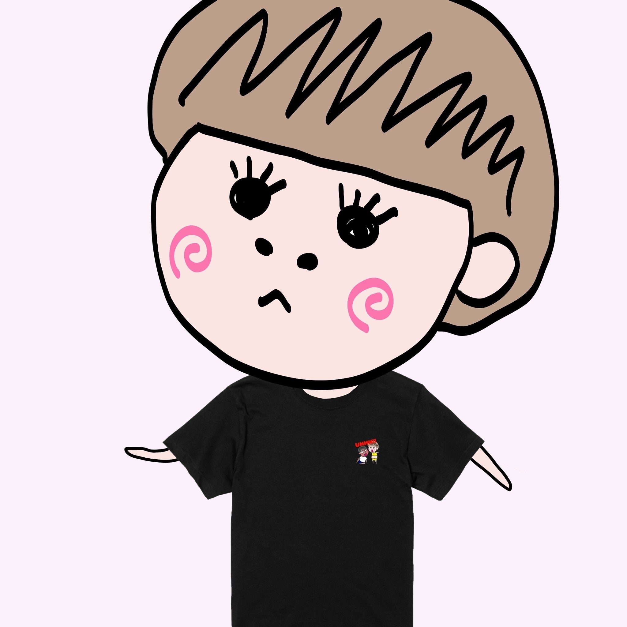 ☆UHHH!Tシャツ　黒