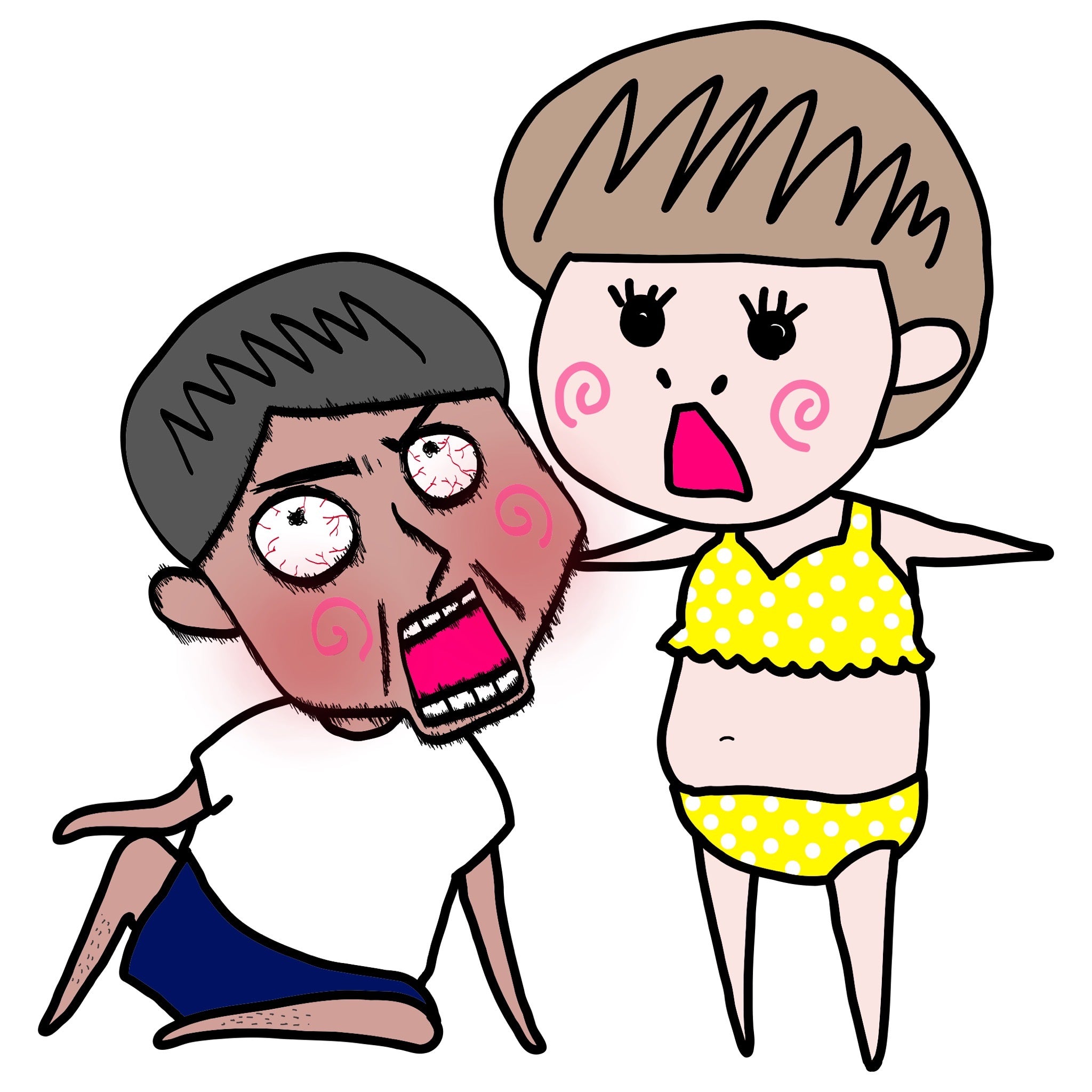 ☆UHHH!Tシャツ　黒