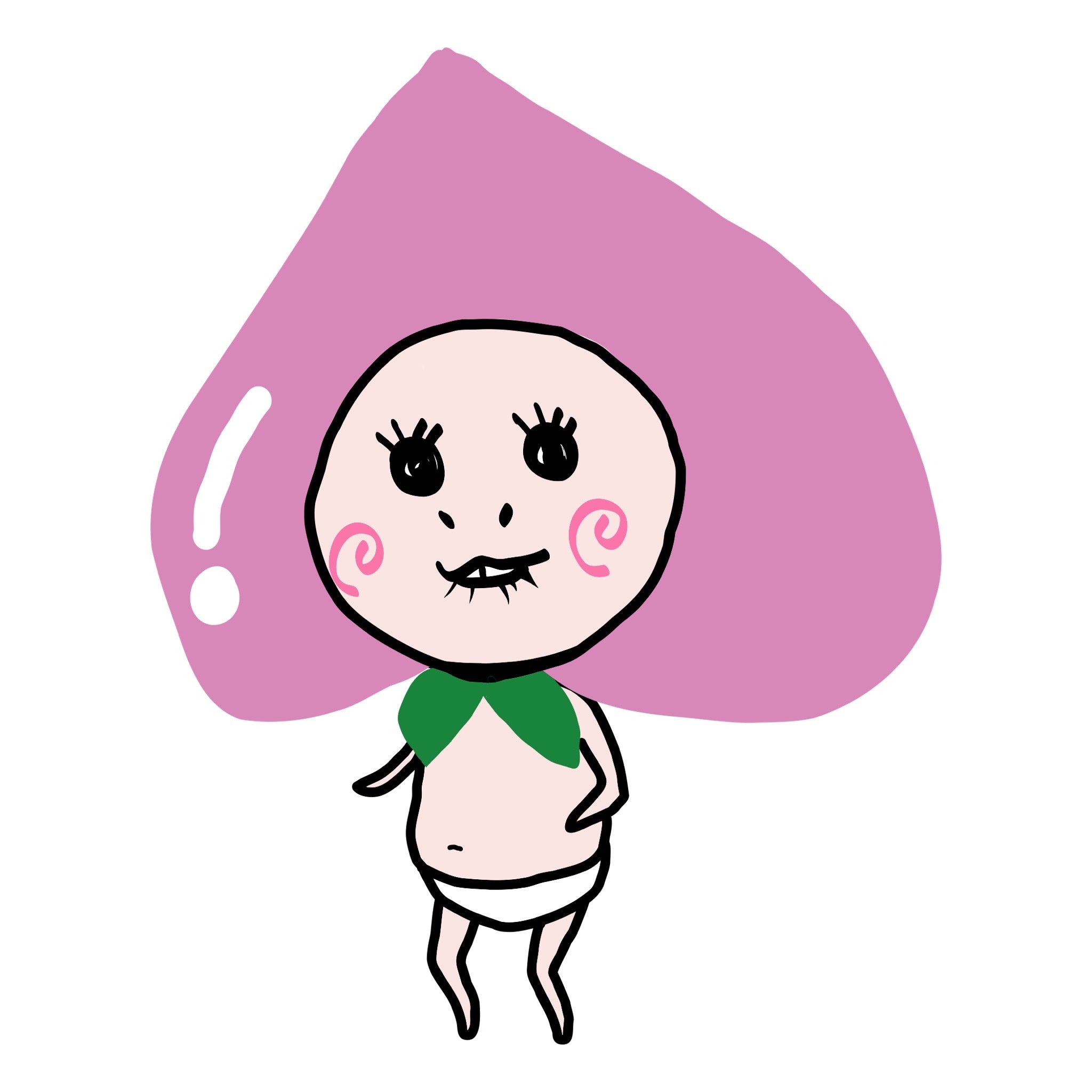 ☆ももっぺキーホルダー