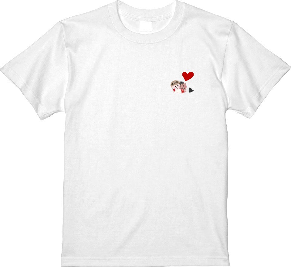 ☆ケツラブTシャツ　白
