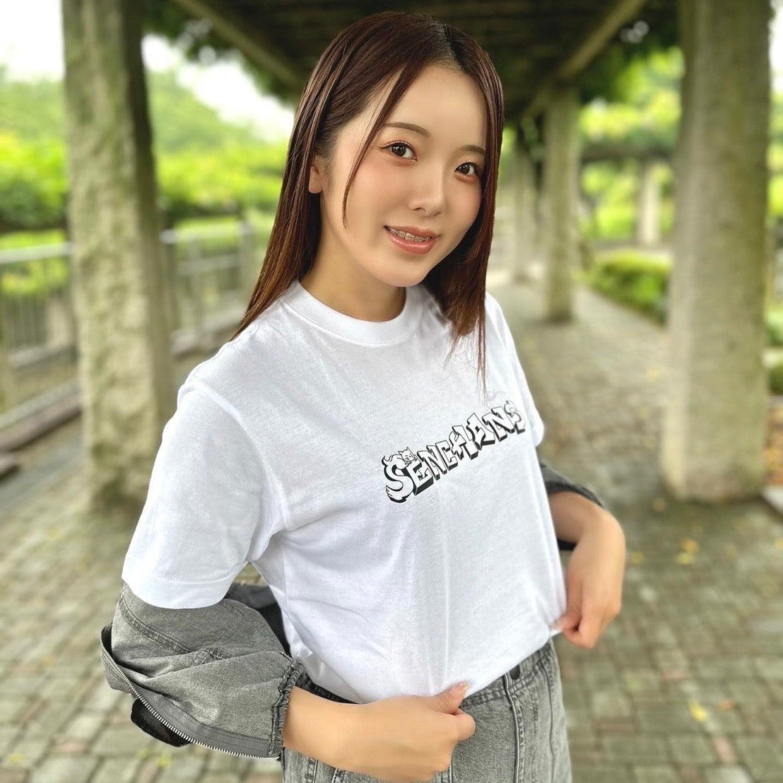 SENCHANSロゴTシャツ　白