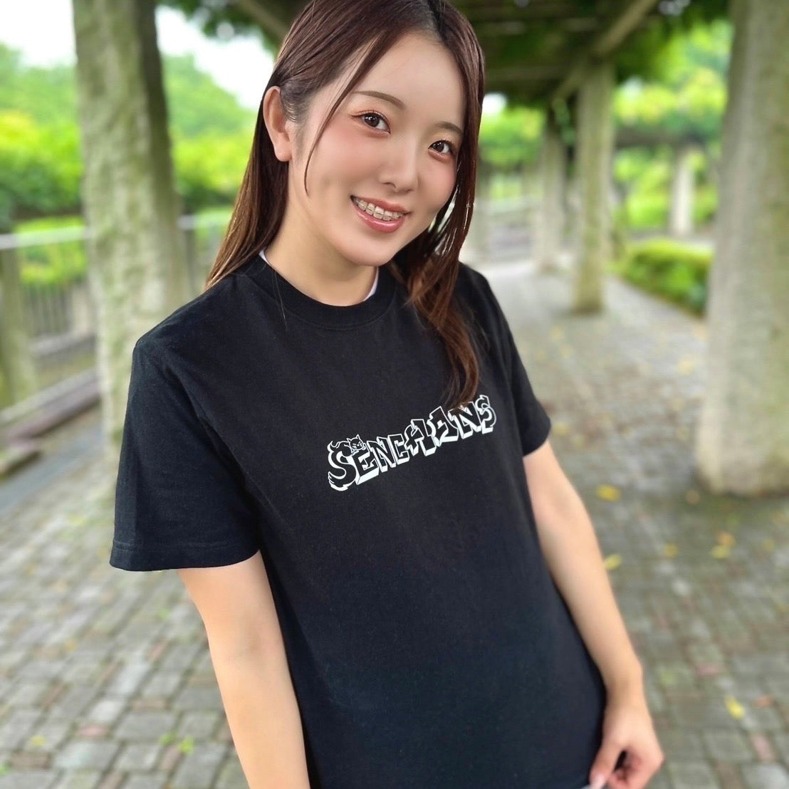 SENCHANSロゴTシャツ　黒