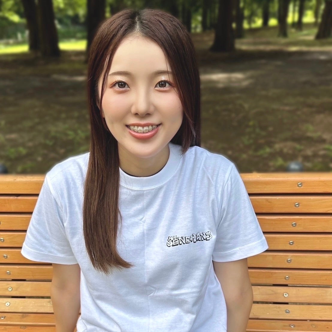 SENCHANSワンポイントTシャツ　白