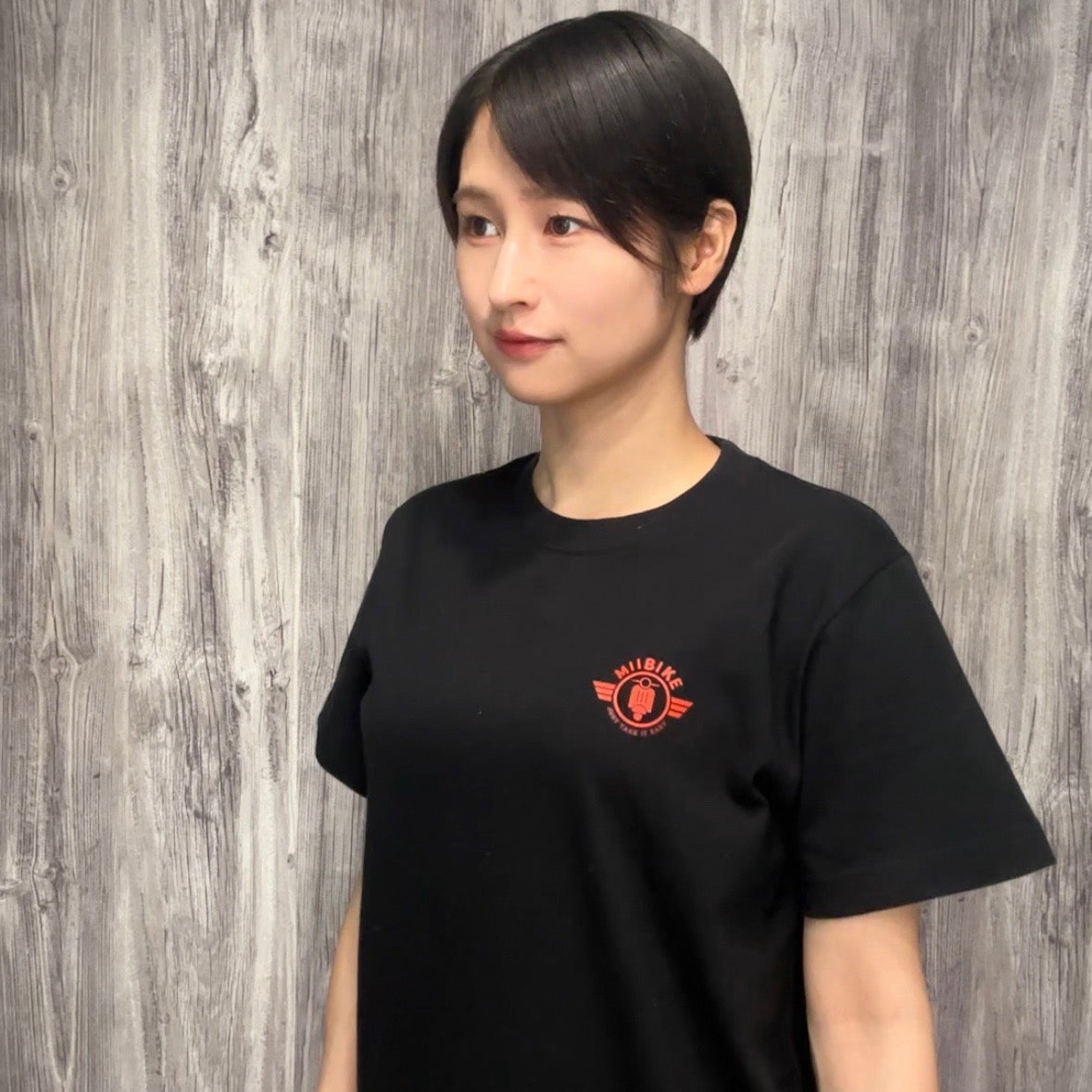 ＿miiバイクTシャツ Black＿