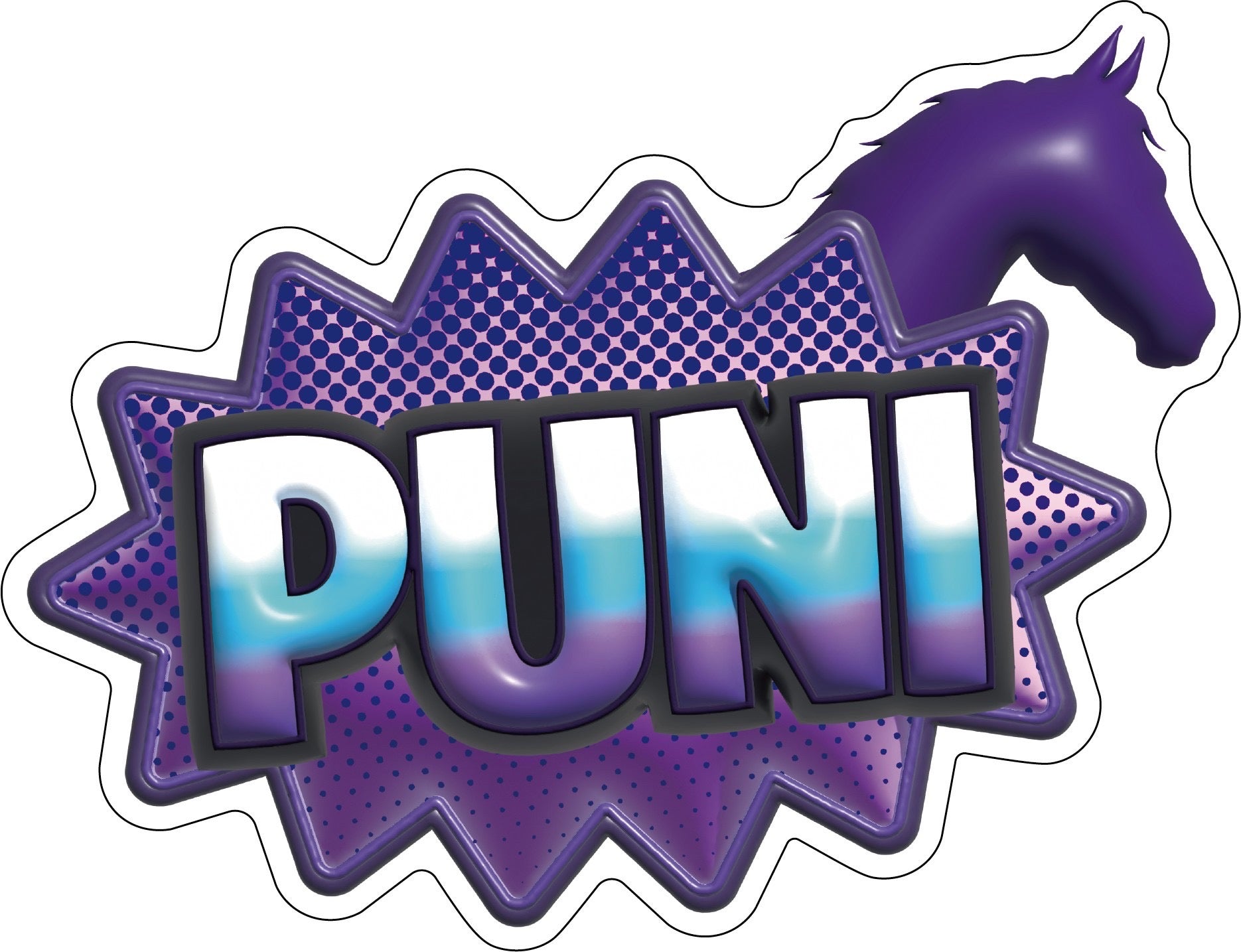 ➃puniステッカー