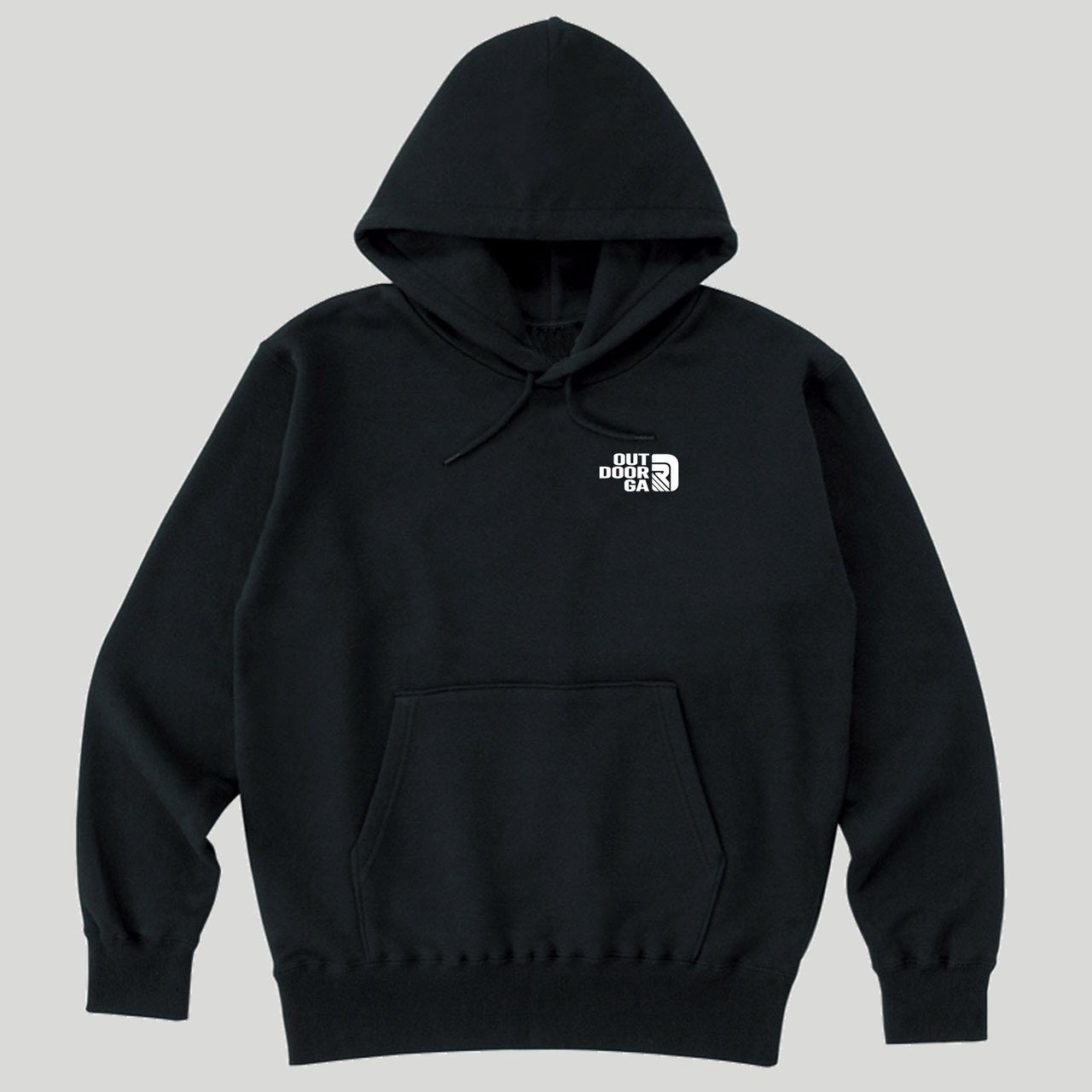 アウトドアがツマミワンポイントロゴパーカー
