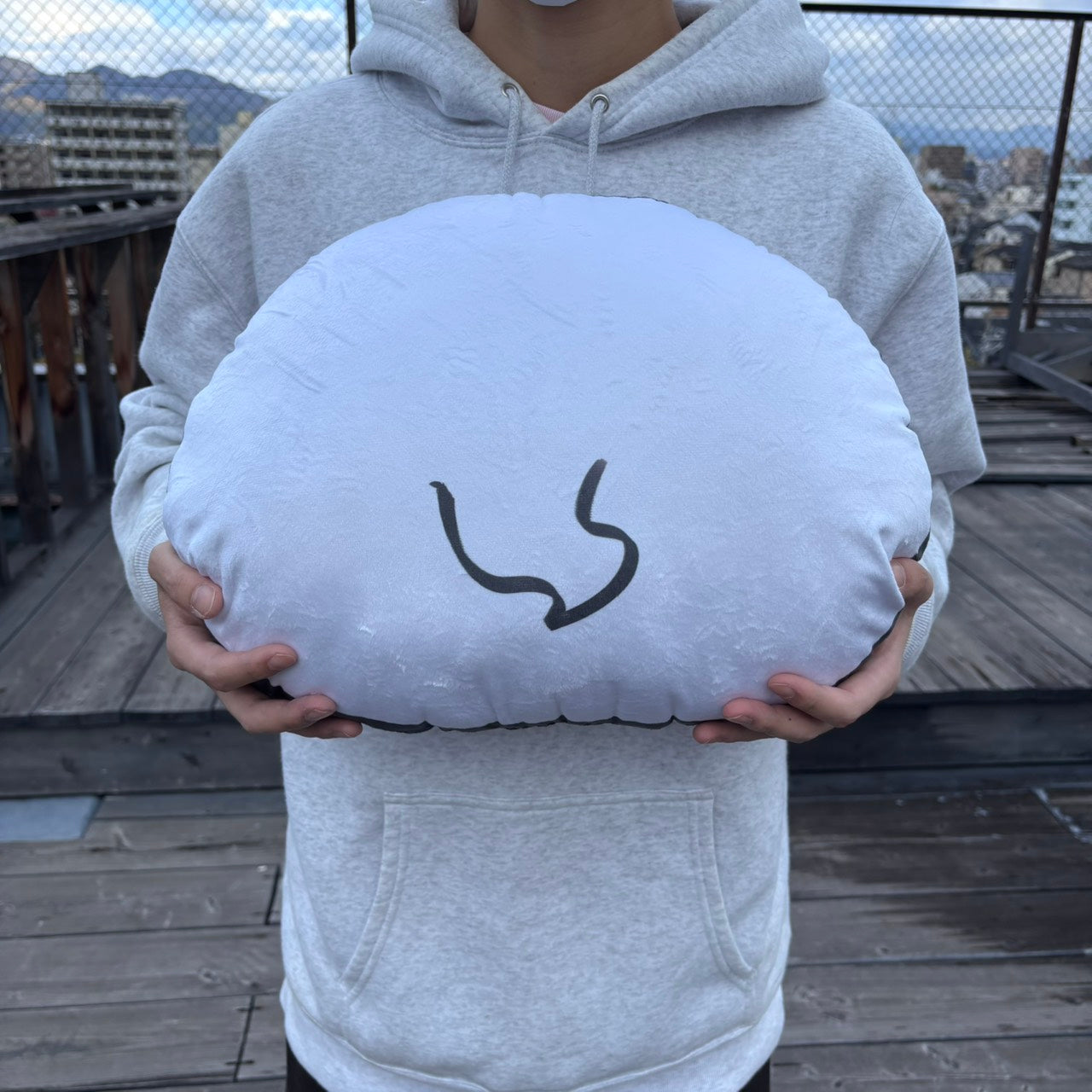 【数量限定•残りわずか！】しろまんたクッション