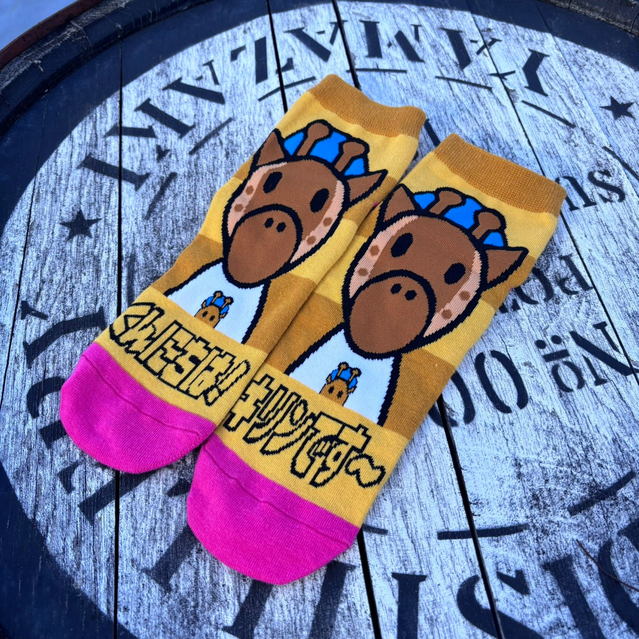 ご当地おみやげキリン靴下