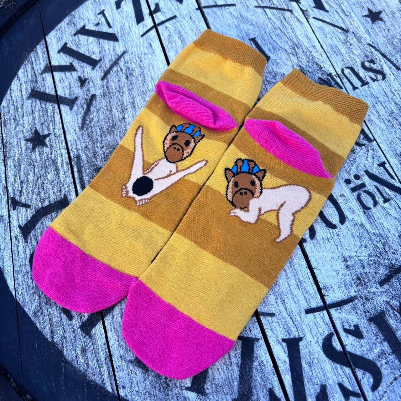 ご当地おみやげキリン靴下