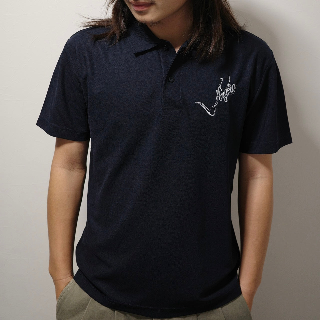 Special Dry Pique Polo Shirt with Pipe Logo