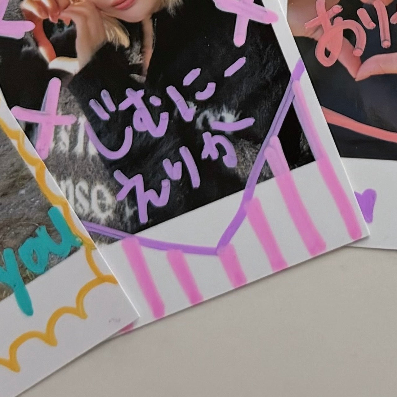 【当たり有！】直筆落書き入り撮りおろしチェキ風フォトコンプリートセット10枚(送料無料)