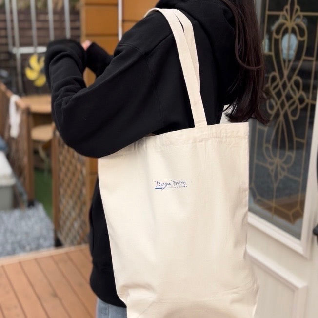 Tsurilogロゴトートバック　ナチュラル
