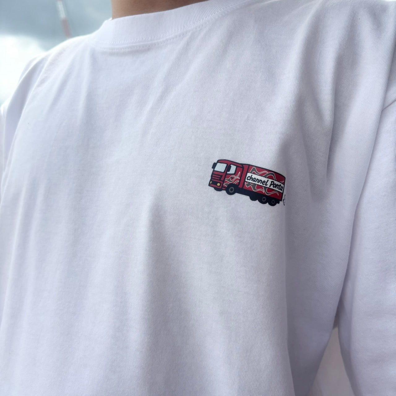 トラック Tシャツ　ホワイト