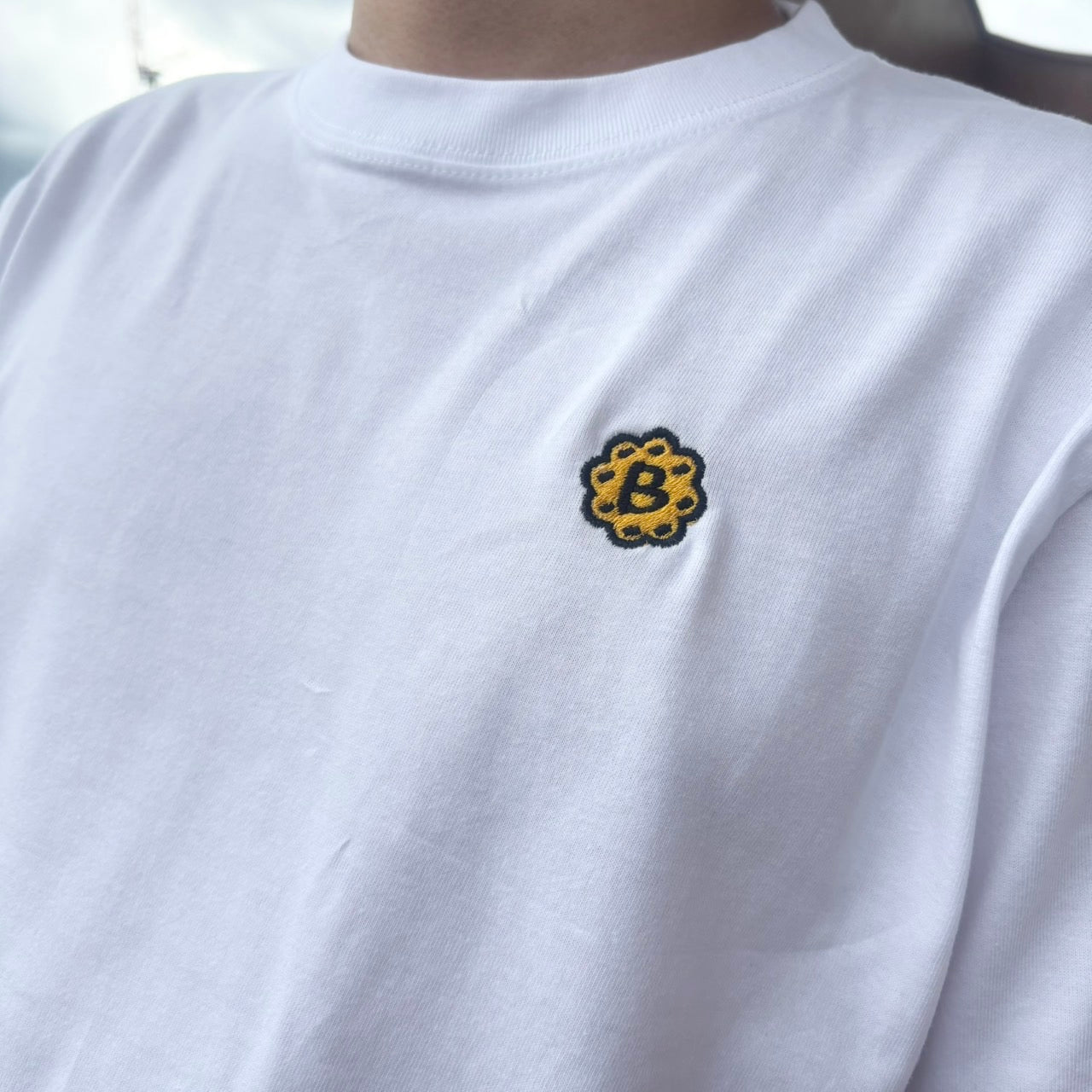 BB刺繡TシャツWhite