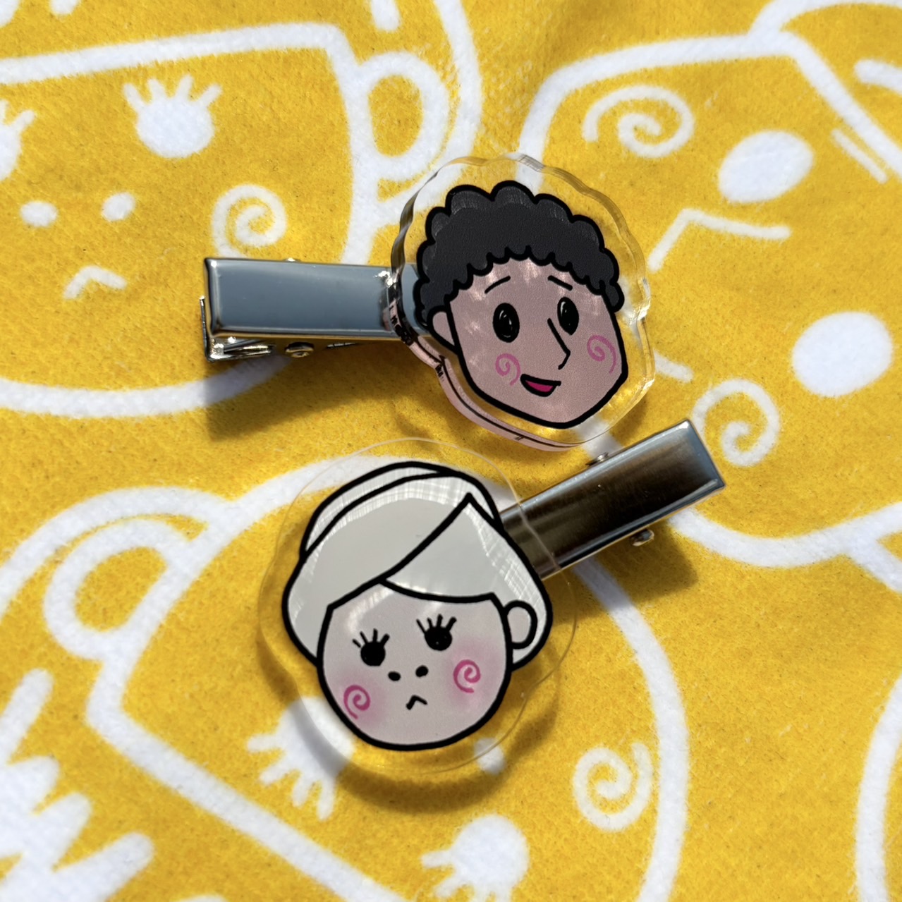 ☆そんおくヘアクリップ(2個セット)