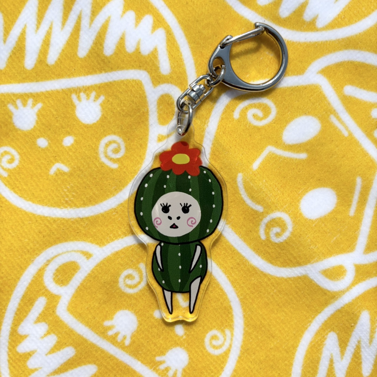 ☆サボテンかなっぺキーホルダー