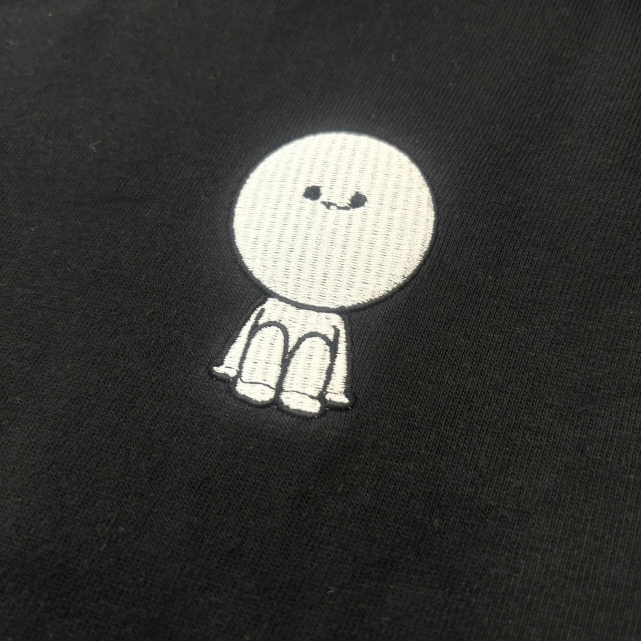 ふじこ刺繍Tシャツ　黒