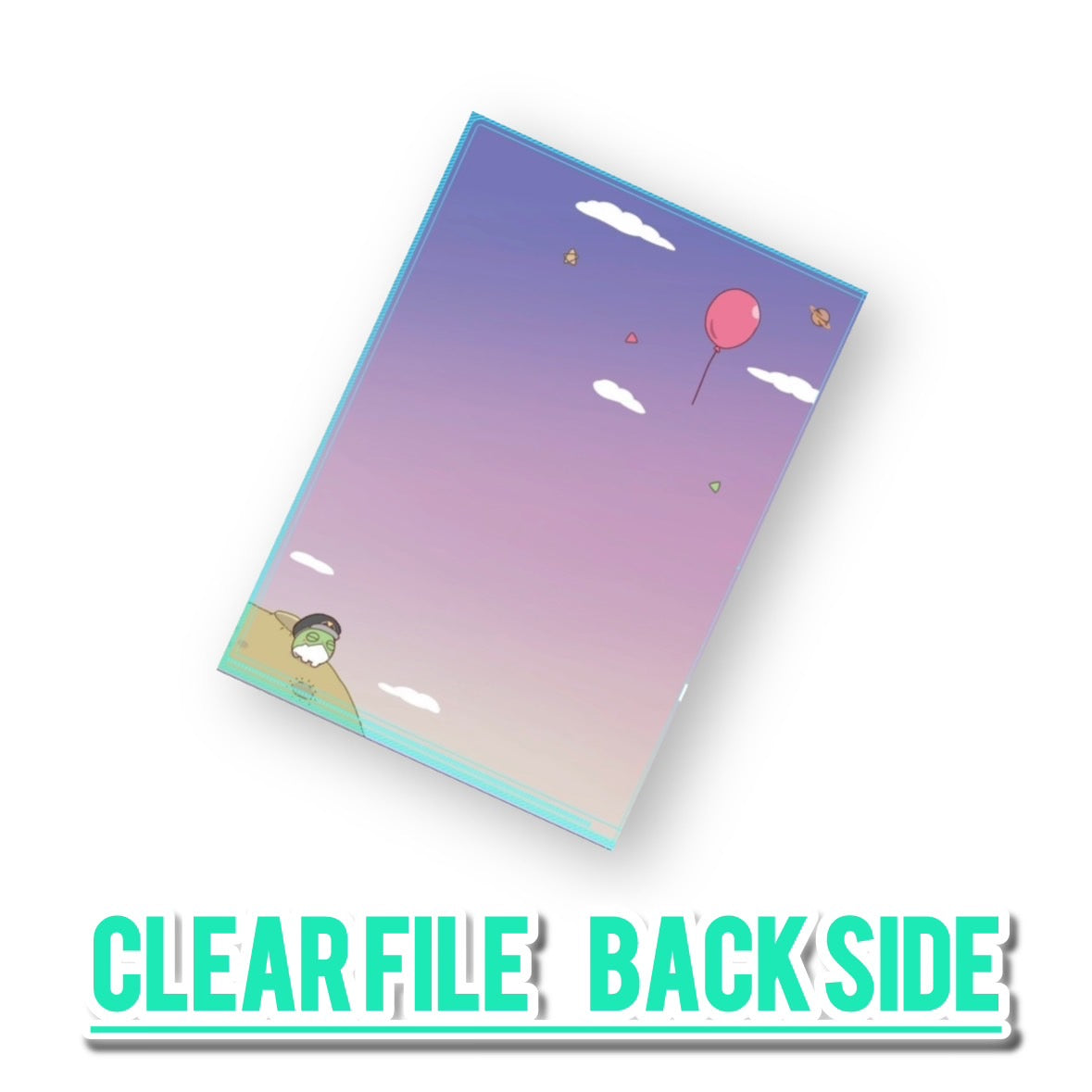 △.DELUTAYA Clear File 3set