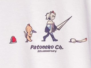 猫元パト進化Tシャツ