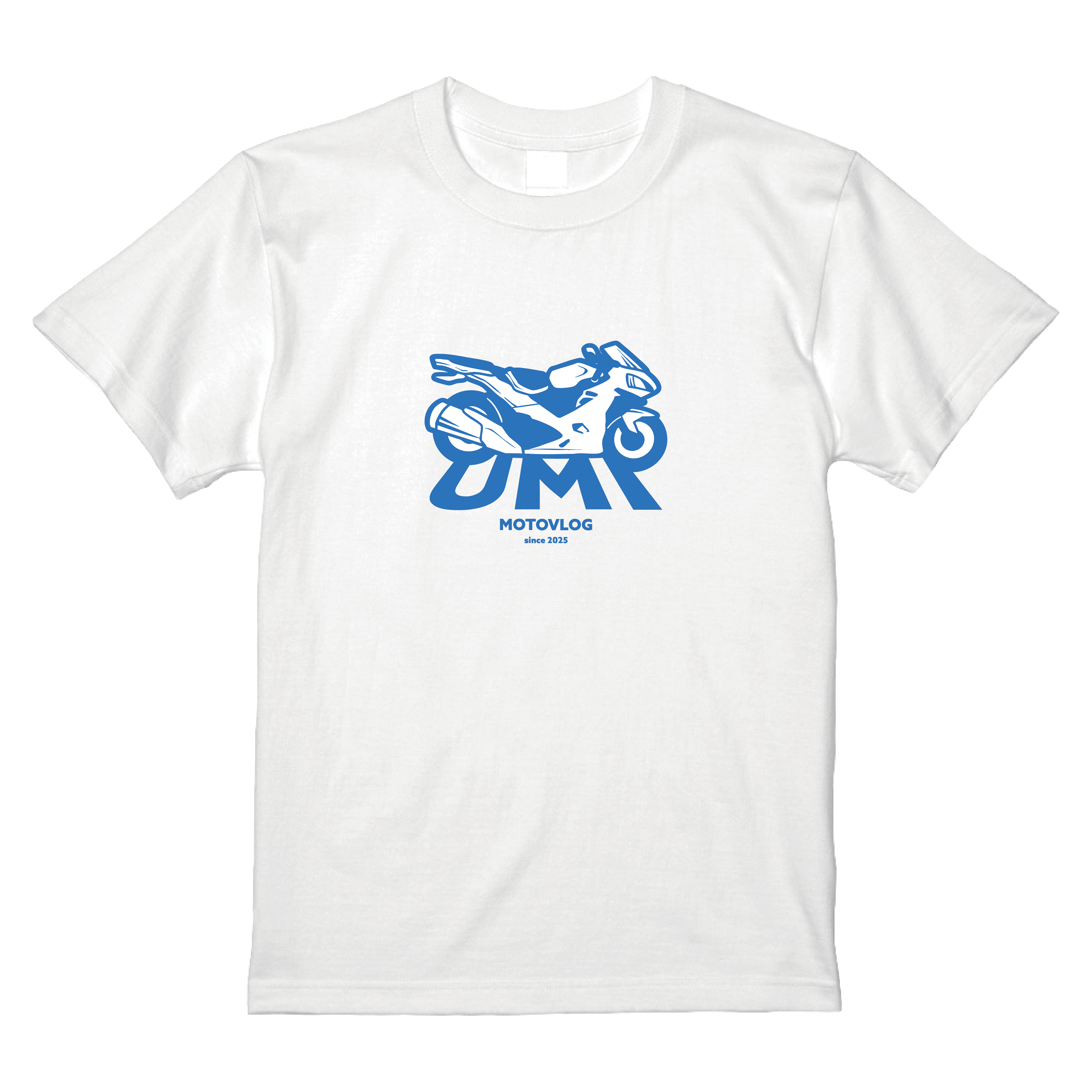 海 バイクイラストTシャツ
