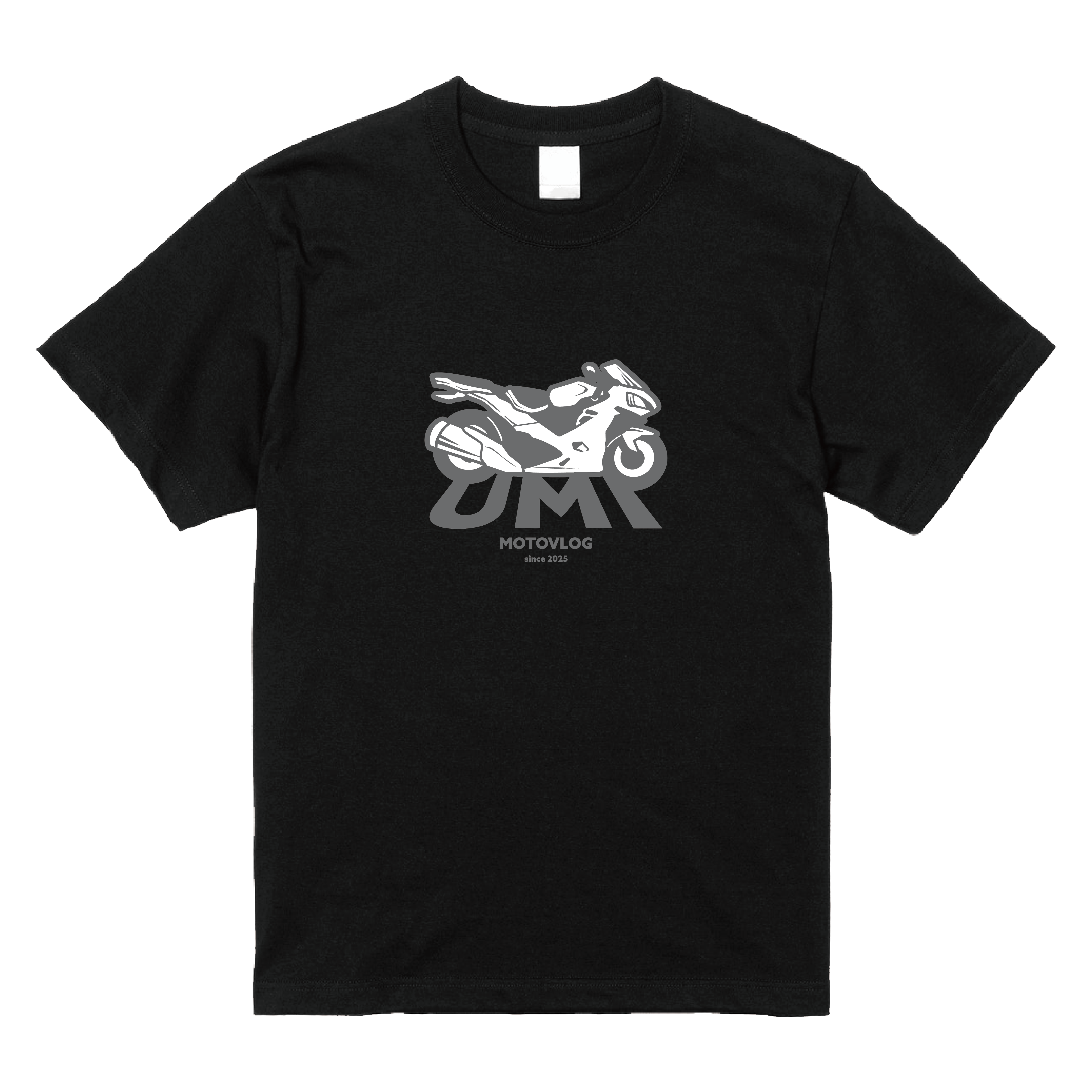 海 バイクイラストTシャツ