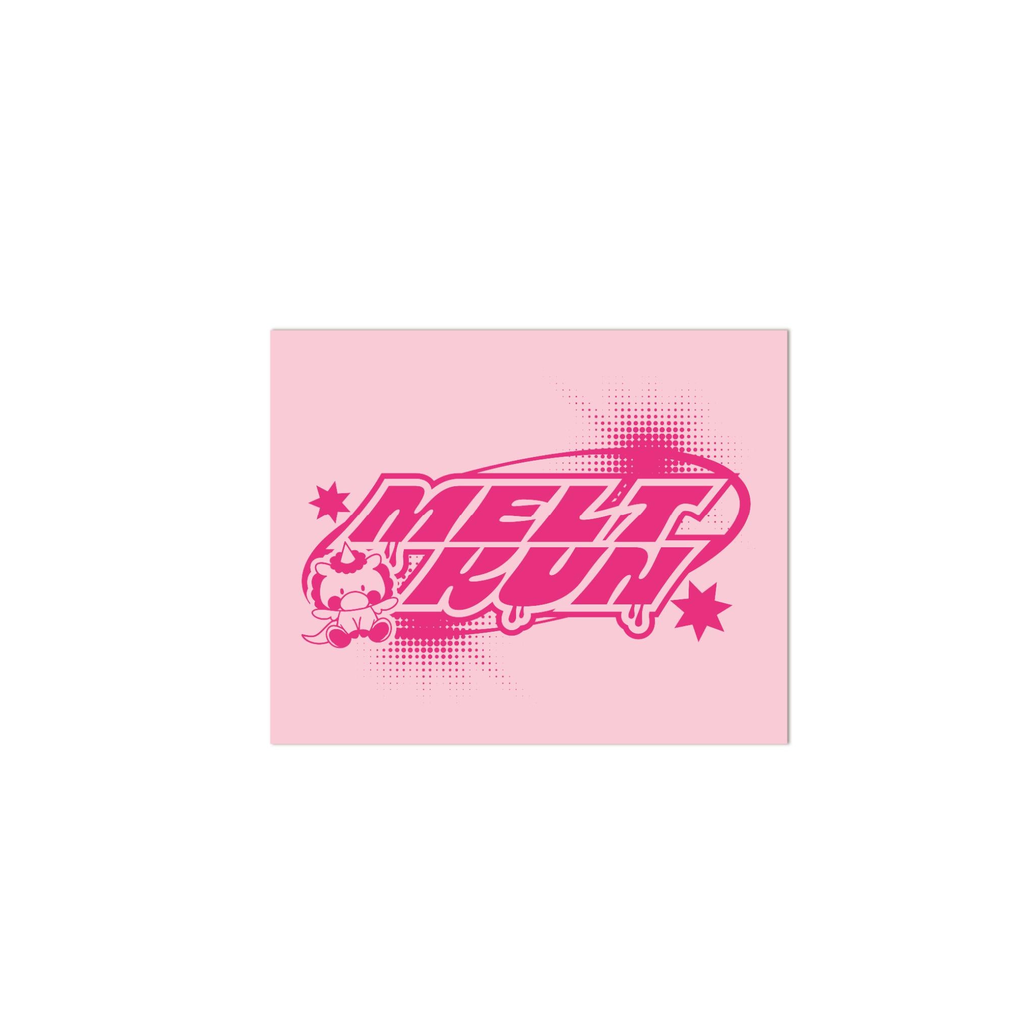 めるとくんロゴステッカー