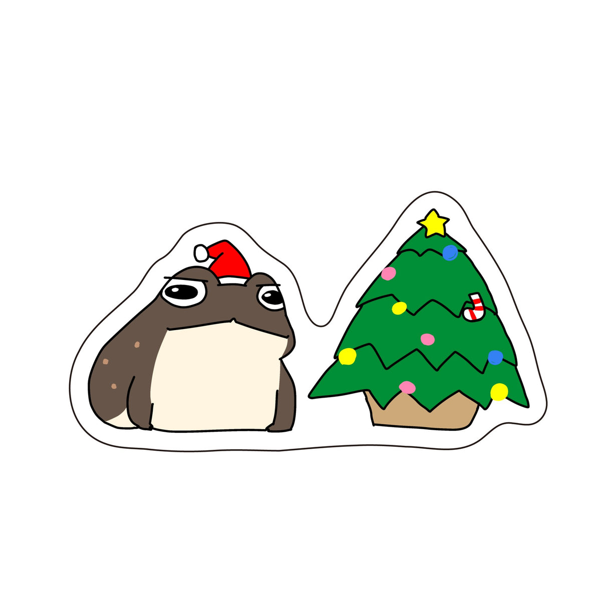 【送料無料】クリスマスツリーステッカー